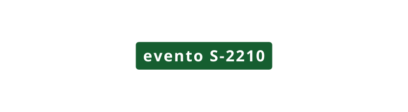 evento S 2210